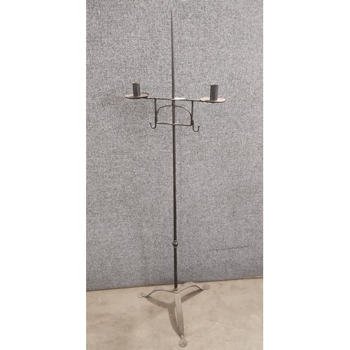 288 - A wrought iron candle stand