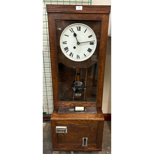 346 - An early 20th Century National time recorder