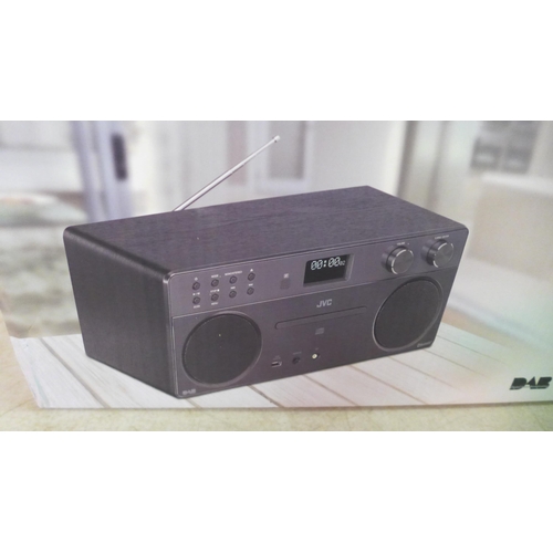 5142 - A Panasonic SC-HC19 compact stereo system, a Panasonic SC-HC38DB compact stereo system and a JVC RD-... 