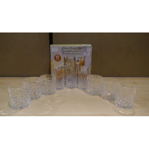 6183 - Crystal King drinking glasses (334-298/905) *This lot is subject to Vat