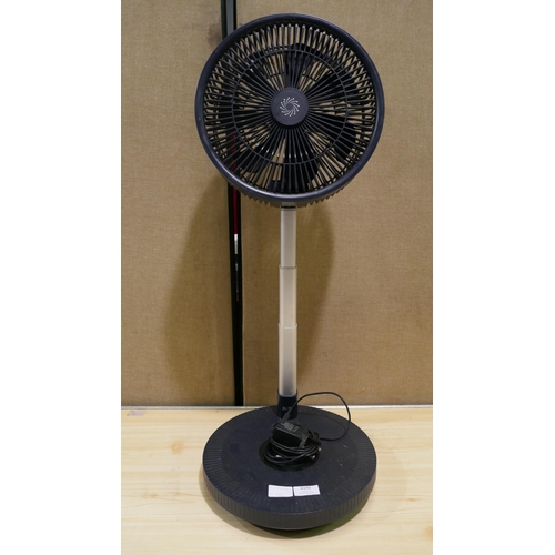 6192 - Nsa Folding Stand Fan with Remote and charger   (335-325/910) *This lot is subject to Vat