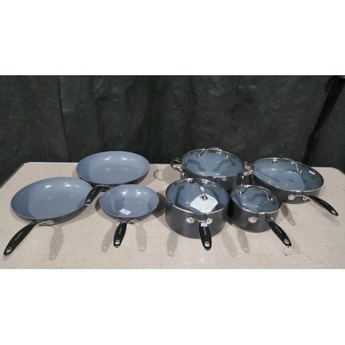 6281 - Greenpan Valencia Pro Cookware Set, Original RRP £139.99 + Vat (337-168) *This lot is subject to Vat