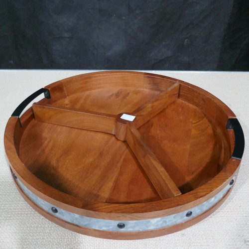 6282 - Mikasa Acacia Lazy Susan (337-167) *This lot is subject to Vat