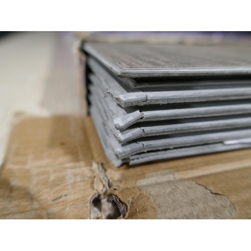 6285 - 2 x packs Oyster Vinyl Flooring     (337-133,134) *This lot is subject to Vat