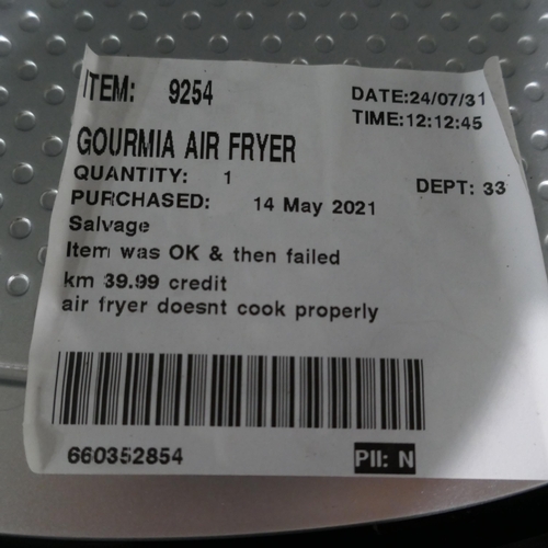 6317 - Gourmia Air Fryer (338-176) *This lot is subject to Vat