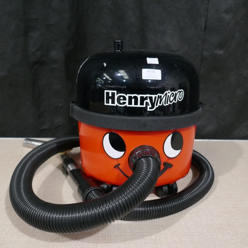 6318 - Henry Micro Hi-Flo Vacuum cleaner (parts missing) (model no: 900671/Hvr200M)  Original RRP £139.99 +... 