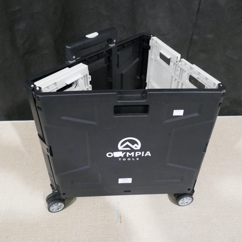 6321 - Olympia Folding Cart (base missing)      (337-457) *This lot is subject to Vat