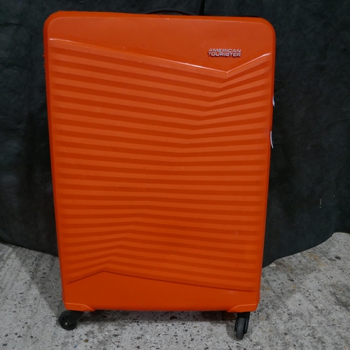 6327 - American Tourist Jetdriver Large Hard shell Suitcase (faulty zip)  (337-434) *This lot is subject to... 