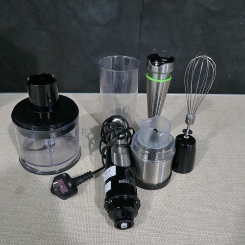 6333 - Braun MultiQuick 9 Hand Blender with box (Model no: Mq9138Xi)    (337-169) *This lot is subject to V... 