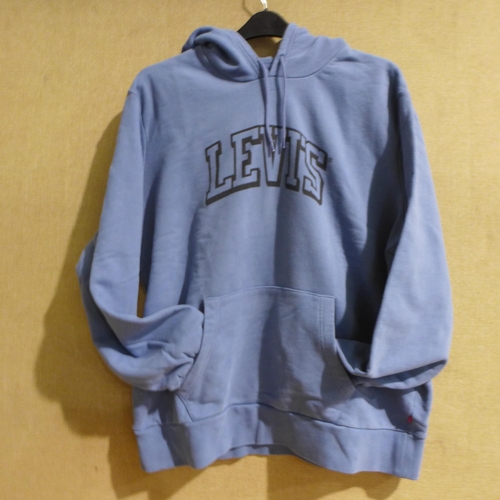 6218 - Levi's hoodies, x 5, (2 x light blue/3 x navy) various sizes (336-86071) *This lot is subject to Vat