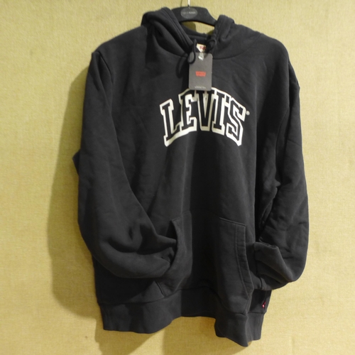 6222 - Levi's hoodies x 4 black, various sizes (336-86071) *This lot is subject to Vat