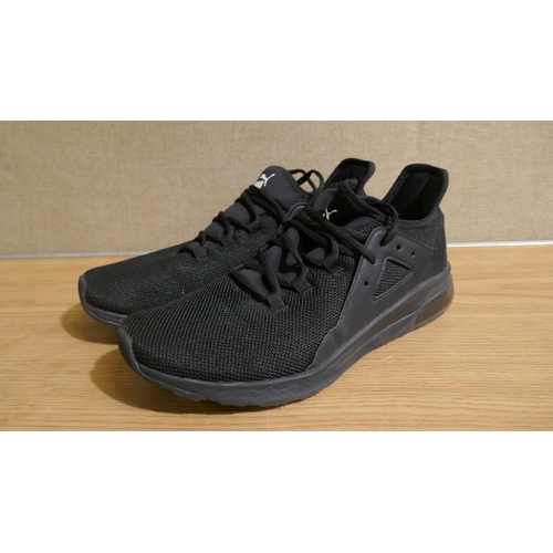 6234 - Puma Soft Foam black trainers, size UK 9 (335)  *This lot is subject to Vat