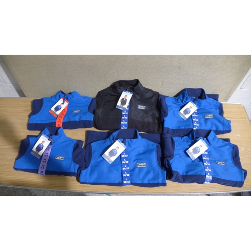 6248 - Eddie Bauer boys full zip up jackets x 6, various sizes (335-86071) *This lot is subject to Vat