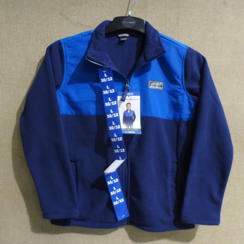 6250 - Eddie Bauer childrens full zip fleece jackets x 5 various sizes (335-86071) *This lot is subject to ... 