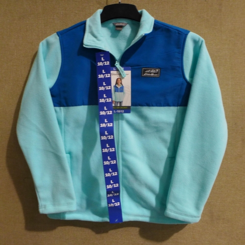 6250 - Eddie Bauer childrens full zip fleece jackets x 5 various sizes (335-86071) *This lot is subject to ... 