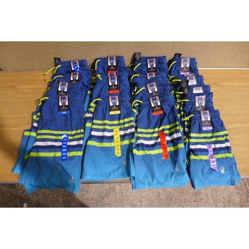 6251 - Spyder boys swimming shorts, blue x 18, various sizes (335-85268) *This lot is subject to Vat