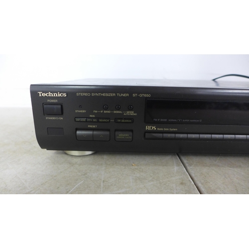 5160 - A Technics class AA VC-4 amplifier system/ST-GT650 stereo synthesizer tuner