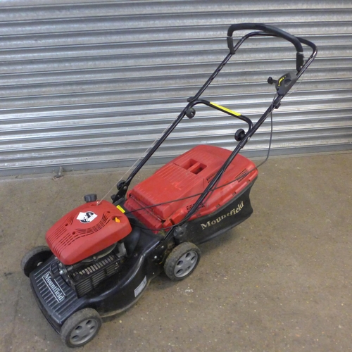 5193 - A Mountfield RV40 150cc petrol driven lawn mower with collection box *Police repossession