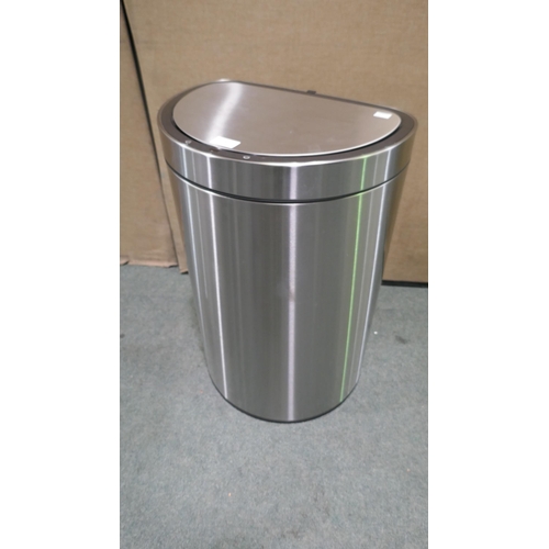 6262 - 47L Eko Semi Round sensor Bin  (336-172) *This lot is subject to Vat