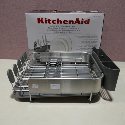 6122 - KitchenAid Compact Dishrack (damaged) (336-90) *This lot is subject to Vat