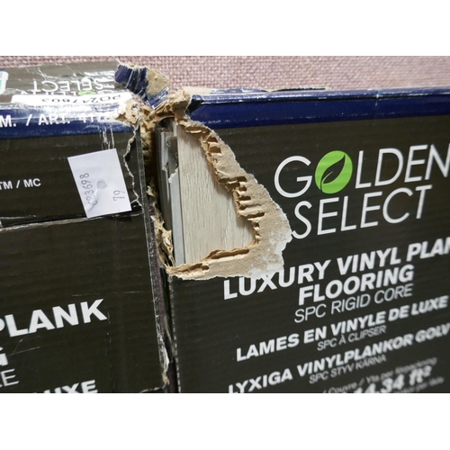 6131 - 2 x packs of Alabaster Vinyl Flooring  (336-79,80) *This lot is subject to Vat