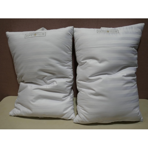 6148 - Two Hotel Grand Down Roll jumbo Pillows (336-131) *This lot is subject to Vat