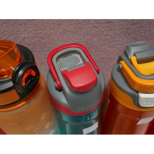 6169 - Two Tritan Water Bottles, Two Sistema Food Mugs and three Contigo Autoseal Water Bottles   (336-115,... 