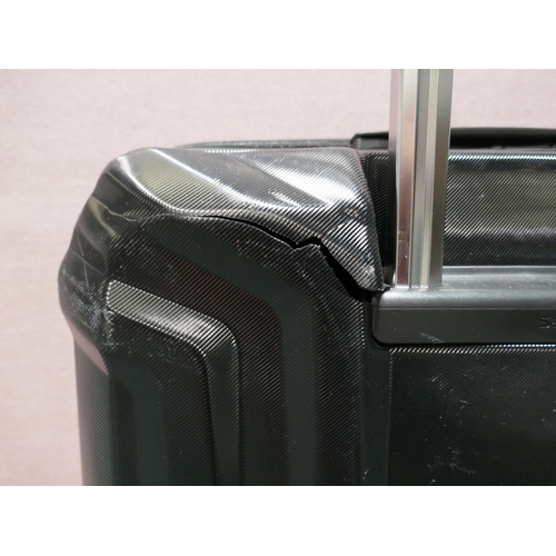 6170 - Samsonite black Endure 2 piece Hard shell suitcases (large case damaged) Original RRP £119.99 + Vat ... 