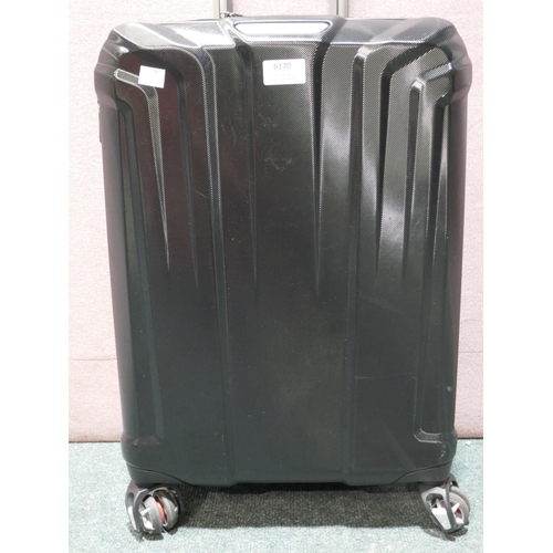 6170 - Samsonite black Endure 2 piece Hard shell suitcases (large case damaged) Original RRP £119.99 + Vat ... 