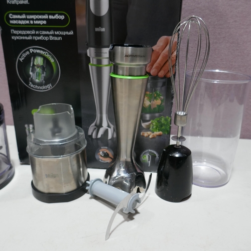 6175 - Braun MultiQuick 9 Hand Blender with box (Model no: Mq9138Xi)  (336-128) *This lot is subject to Vat