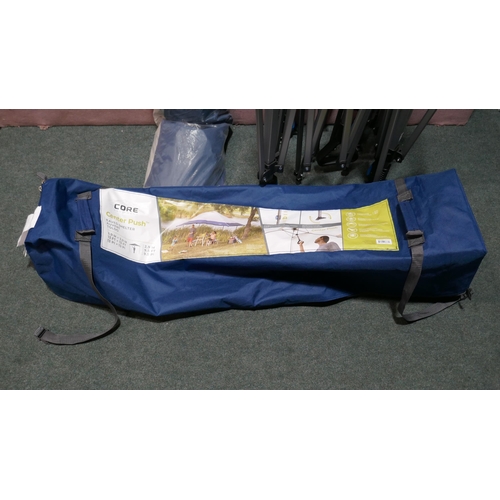 6176 - Core 13X13 Push Canopy Shelter (damaged) Original RRP £119.99 + Vat (336-135) *This lot is subject t... 