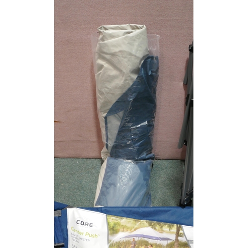 6176 - Core 13X13 Push Canopy Shelter (damaged) Original RRP £119.99 + Vat (336-135) *This lot is subject t... 