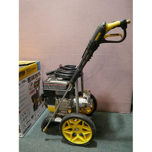 6182 - Champion Petrol 2600 Psi Pressure Washer with three nozzels lance, hose and box, Original RRP £299.9... 