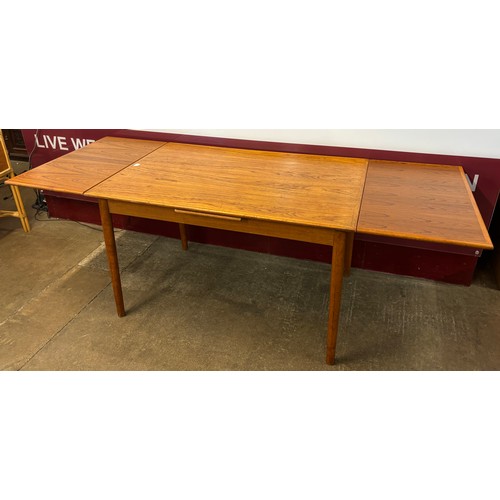 50M - A Danish A.R. Mobler teak extending dining table