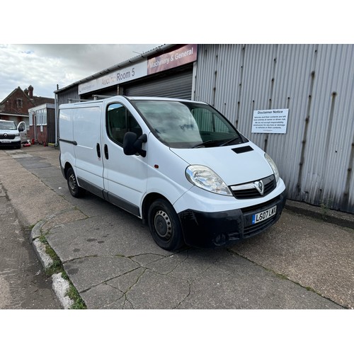 5342 - Vauxhall Vivaro Panel van 2007 LS07 LWX 1995cc Diesel MOT till 22.12.24 - recorded mileage 157803 mi... 