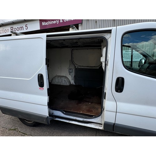 5342 - Vauxhall Vivaro Panel van 2007 LS07 LWX 1995cc Diesel MOT till 22.12.24 - recorded mileage 157803 mi... 