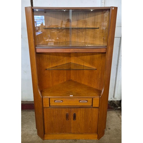 17 - A G-Plan Fresco teak corner cabinet