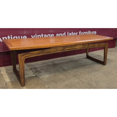 30 - A Remploy teak rectangular coffee table