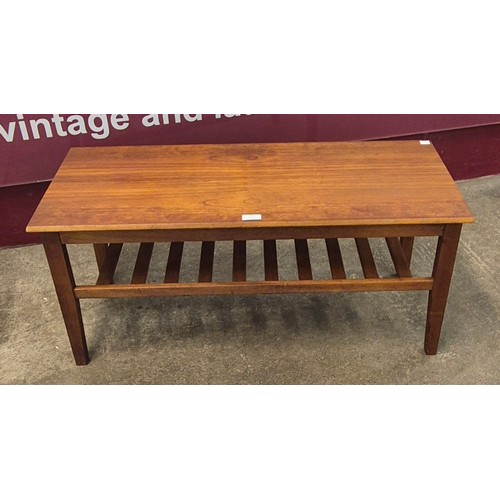 37 - A Herbert Gibbs teak rectangular coffee table