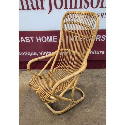 55 - An Italian bamboo armchair