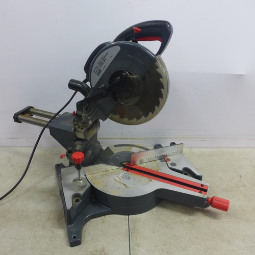 5002 - A Performance Power NLE255SMS sliding compound mitre saw, 240V, 1800W