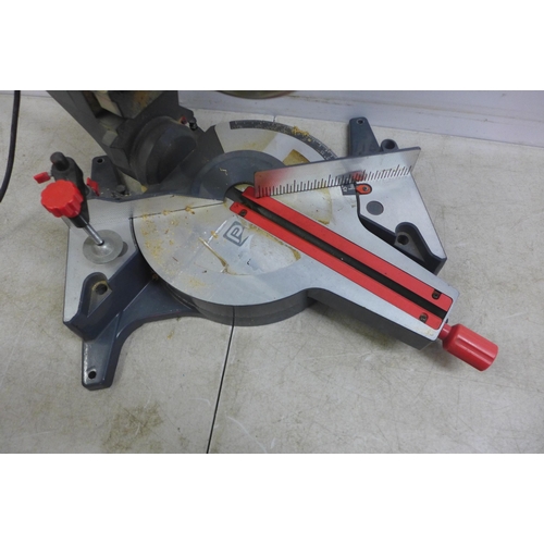 5002 - A Performance Power NLE255SMS sliding compound mitre saw, 240V, 1800W