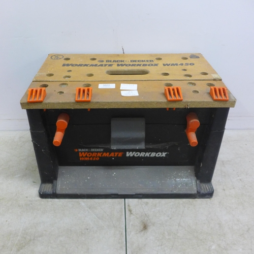 5023 - A Black and Decker WM450 workmate work box