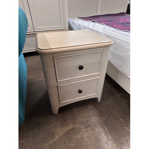 3127 - Lydford two drawer bedside