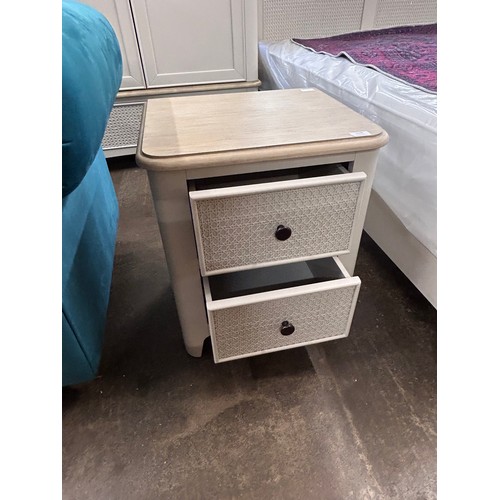 3127 - Lydford two drawer bedside