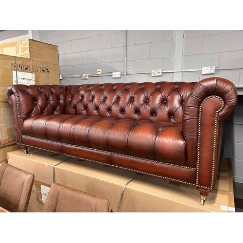 3097 - Buckingham 3.5 seater in vintage Tabac (boxed)*This lot is subject to VAT