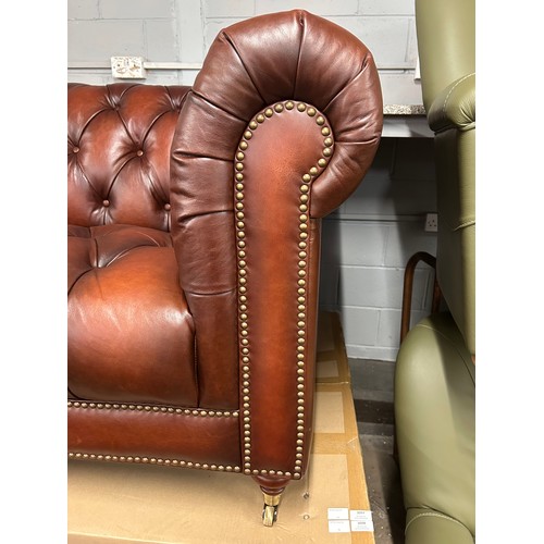 3097 - Buckingham 3.5 seater in vintage Tabac (boxed)*This lot is subject to VAT