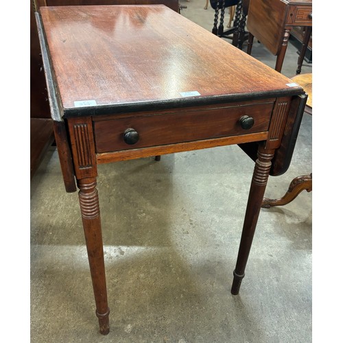 190 - A George IV mahogany Pembroke table