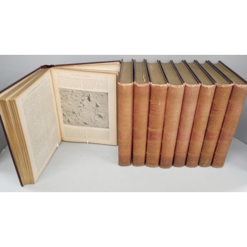 1018 - A set of nine volumes of Cassell's History of England **PLEASE NOTE THIS LOT IS NOT ELIGIBLE FOR IN-... 