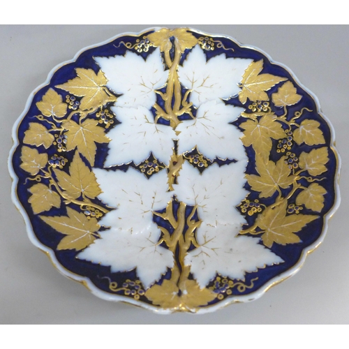 608 - A 19th Century Meissen plate, 24.5cm